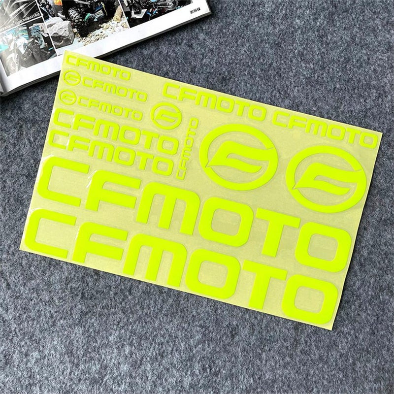 Suitable for CFMoto motorcycle modification, including logo, windshield, fuel tank, waterproof decals, reflective decorative stickers SR/NK.